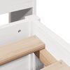 vidaXL Bed Frame without Mattress White 140x190 cm Solid Wood Pine