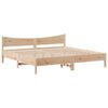 vidaXL Bed Frame with Drawers 200x200 cm Solid Wood Pine