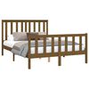 vidaXL Bed Frame without Mattress Honey Brown 140x200 cm Solid Wood Pine