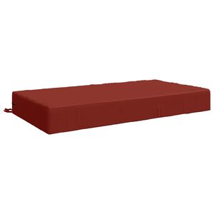 vidaXL Seat Cushion SOEST 100% Polyester Red 120 x 80 x 15 cm