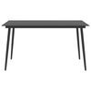 vidaXL 5 Piece Garden Dining Set Black