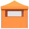 vidaXL Party Tent Folding Orange 279 x 410 x 315 cm Oxford Fabric
