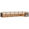 vidaXL Outdoor Sofa Set 6 pcs Natural Solid Acacia Wood
