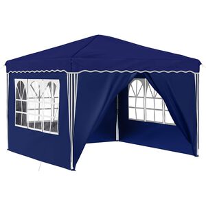 vidaXL Pop-up Party Tent Blue 288 x 288 x 245 cm Oxford Fabric