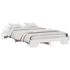 vidaXL Bed Frame White 140 x 190 cm Solid Pine Wood