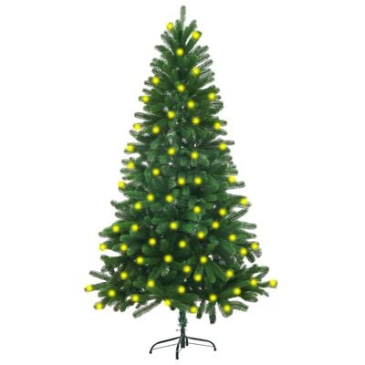 vidaXL Artificial Pre-lit Christmas Tree 150 cm Green