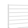 vidaXL Metal Bed Frame without Mattress with Footboard White 140x200cm