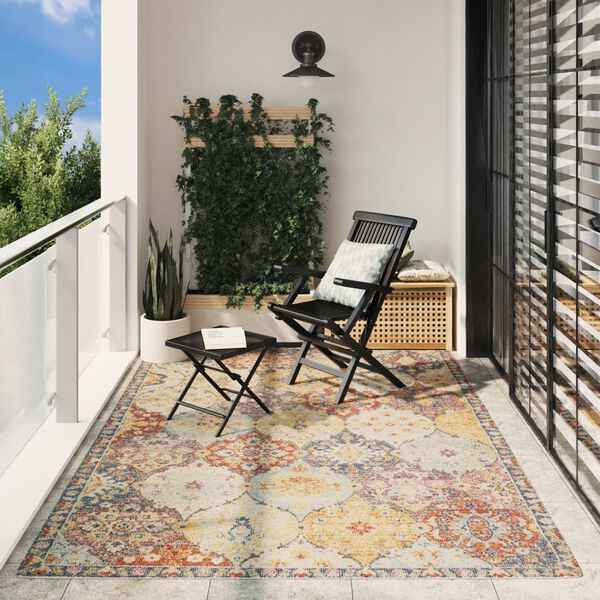 vidaXL Rug ARBIZU Indoor and Outdoor Vintage Design 200x280 cm