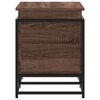 vidaXL Storage Box with Lid Brown Oak 80x40x51.5 cm Engineered Wood