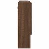 vidaXL Mirror Cabinet Brown Oak 80 x 17 x 55 cm Engineered Wood