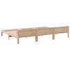 vidaXL Family Bed Frame No Mattress 270x200 cm Solid Wood Pine