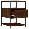 vidaXL Bedside Cabinets 2 pcs Brown Oak 40x42x56 cm Engineered Wood