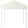 vidaXL Folding Party Tent Cream 2x2 m