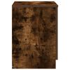 vidaXL Bedside Cabinet with 2 Drawers Smoked Oak 40x36x50 cm