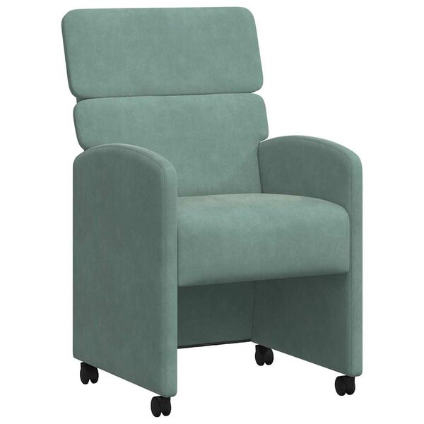 vidaXL Dining Chairs 2 pcs Sea green 58 x 65 x 98 cm Velvet