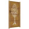 vidaXL Garden Gate 100x175 cm Corten Steel Tree Design