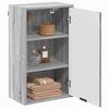 vidaXL Bathroom Cabinet Wall-mounted Grey Sonoma 39 x 23.5 x 65 cm