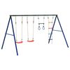 vidaXL Outdoor Swing Set with Swings. Trapeze. Ladder