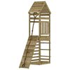 vidaXL Playhouse with Climbing Wall Impregnated Wood Pine