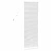 vidaXL Window Blind with Curtains Manual White Aluminium