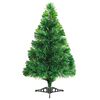 vidaXL Artificial Christmas Tree Fibre Optic 64 cm Green