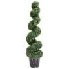 vidaXL Artificial Plant | Green | Polyethylene, Metal, Polypropylene | Large