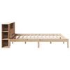 vidaXL Bookcase Bed without Mattress 200x200 cm Solid Wood Pine