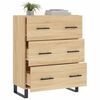 vidaXL Sideboard Sonoma Oak 69.5x34x90 cm Engineered Wood