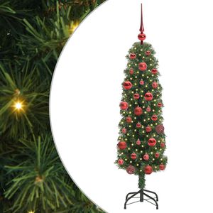vidaXL Artificial Christmas Tree with 150 LEDs with Stand Green 150 cm