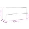 vidaXL Sink Cabinet Sonoma Oak 90x38.5x45 cm Engineered Wood