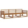 vidaXL Outdoor Sofa Set 3 pcs Natural Solid Acacia Wood