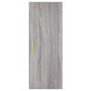 vidaXL Highboard Grey Sonoma 34.5x34x180 cm Engineered Wood