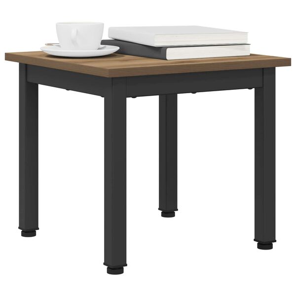 vidaXL Coffee Table Artisian Oak 40 x 40 x 36 cm Engineered Wood