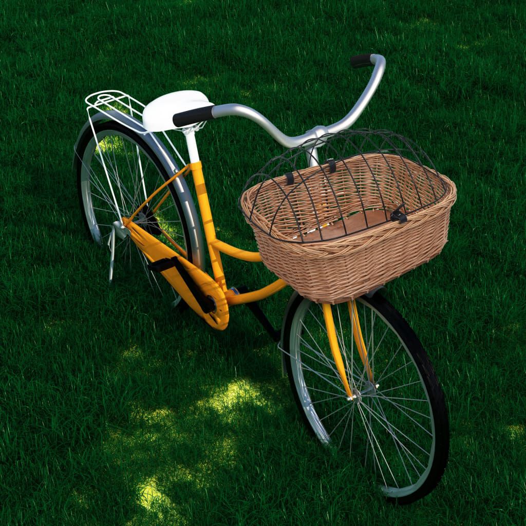 Bicycle basket with lid store