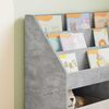 vidaXL Kids Bookshelf with Storage Concrete Grey 72.5 x 29.5 x 69 cm