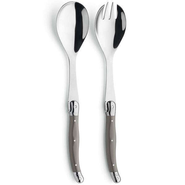 Lou Laguiole 2 Piece Salad Serving Set Tradition Brown