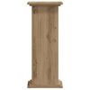 vidaXL Plant Stand Artisan Oak 33x33x80 cm Engineered Wood