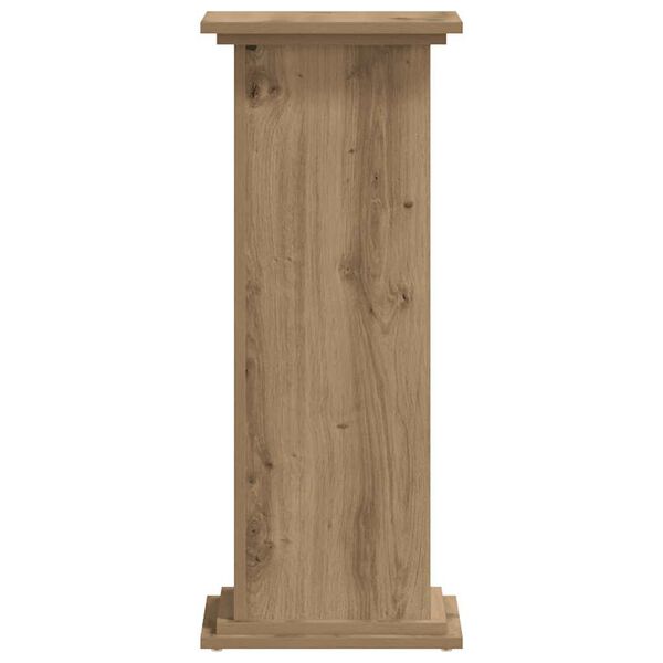 vidaXL Plant Stand Artisan Oak 33x33x80 cm Engineered Wood