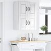 vidaXL Kitchen Cabinet 2 pcs High Gloss White 60 x 31 x 40 cm