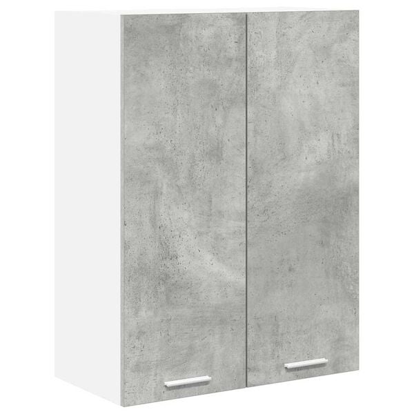 vidaXL Hanging Cabinet Concrete Grey 60 x 31 x 80 cm Engineered Wood