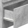 vidaXL Bedside Cabinet with 2 Drawers Concrete Grey 40x33x60 cm