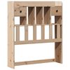 vidaXL Bookcase Bed without Mattress 90x190 cm Single Solid Wood Pine