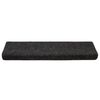 vidaXL Stair Mats Self-adhesive 5 pcs 65x21x4 cm Black Rectangular Edge