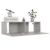 vidaXL 4 Piece TV Cabinet Set Concrete Grey Engineered Wood