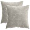 vidaXL Cushion Cover 2 pcs HEERLEN Light Grey 35 x 35 cm