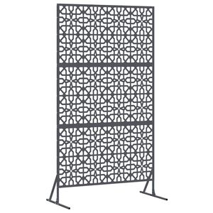 vidaXL Privacy Screen 100 x 50 x 180 cm Steel Anthracite