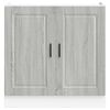 vidaXL Sink Base Cabinet "Porto" Grey Sonoma 80x46x81.5 cm Engineered Wood