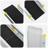 vidaXL Wheelchair Ramp Folding 2 pcs Black 183 x 19 x 5.5 cm Aluminium