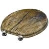 SCH&Uuml;TTE Toilet Seat SOLID WOOD MDF Printed