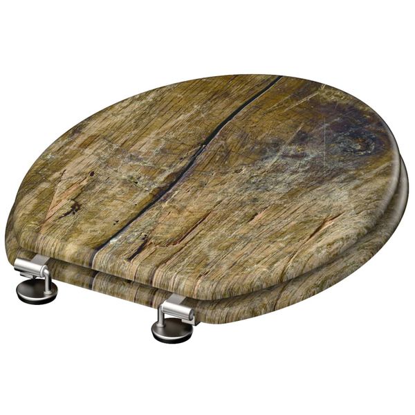 SCH&Uuml;TTE Toilet Seat SOLID WOOD MDF Printed